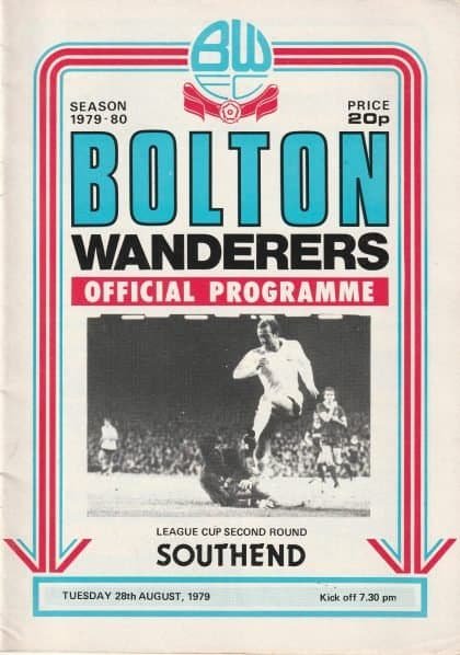 Bolton Wanderers v Southend United  28-Aug-1979