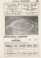 Stirling Albion v Alloa Athletic 10-Aug-1963