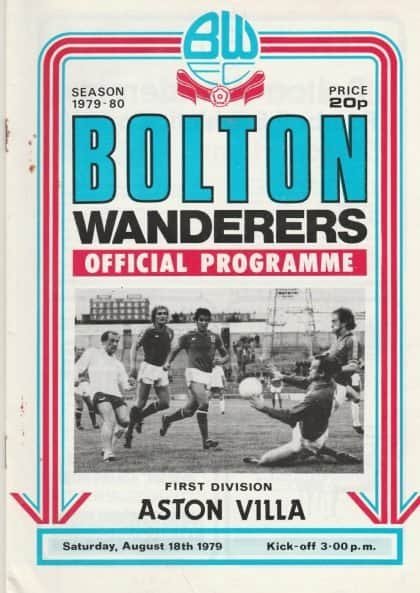 Bolton Wanderers v Aston Villa   18-Aug-1979