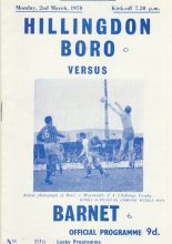 Hillingdon Borough v Barnet  02-Mar-1970