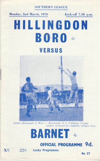Hillingdon Borough v Barnet  02-Mar-1970