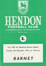 Hendon v Barnet  06-Nov-1973