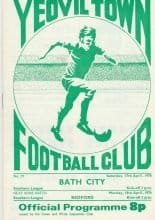 Yeovil Town v Bath City 17-Apr-1976