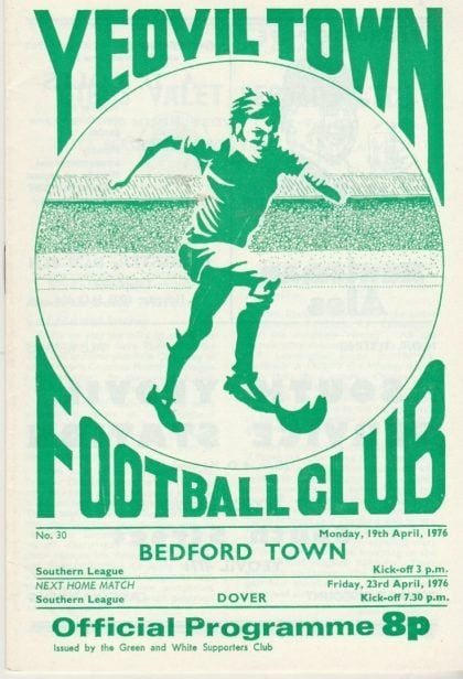 Yeovil Town v Bedford Town 19-Apr-1976