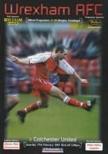 Wrexham v Colchester United 17-Feb-2001