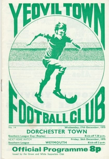 Yeovil Town v Dorchester Town  17-Dec-1975