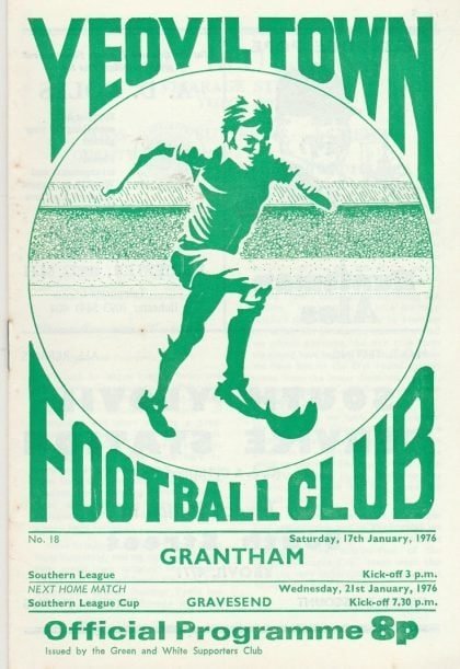 Yeovil Town v Grantham Town  17-Jan-1976