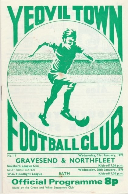 Yeovil Town v Gravesend & Northfleet   21-Jan-1976