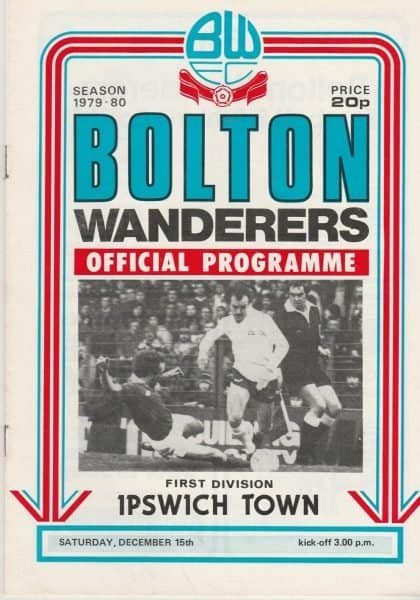 Bolton Wanderers v Ipswich Town  15-Dec-1979