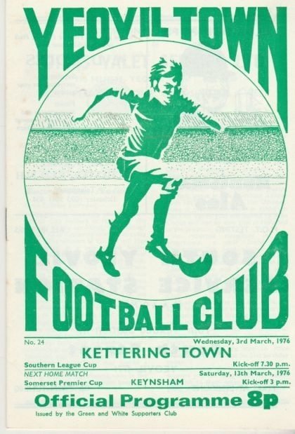 Yeovil Town v Kettering Town  03-Mar-1976