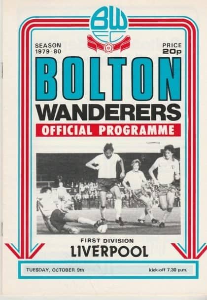 Bolton Wanderers v Liverpool  09-Oct-1979