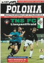 Polonia Warszaw v Llansantffraid  09-Aug-2001