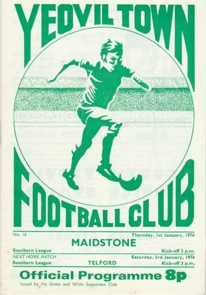 Yeovil Town v Maidstone United 01-Jan-1976