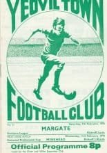 Yeovil Town v Margate 07-Feb-1976