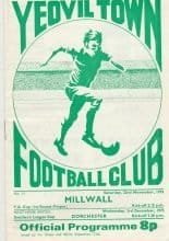 Yeovil Town v Millwall  22-Nov-1975