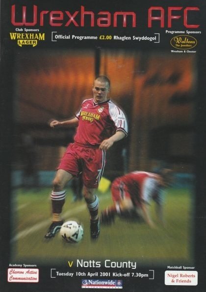 Wrexham v Notts County 10-Apr-2001