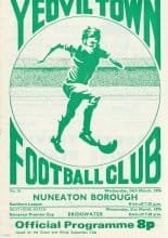 Yeovil Town v Nuneaton Borough 24-Mar-1976