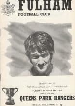 Fulham v Queens Park Rangers   06-Oct-1970