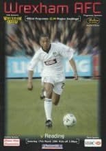 Wrexham v Reading 17-Mar-2001