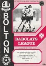 Bolton Wanderers v Rochdale  26-Mar-1988