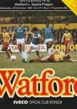 Watford v Sparta Prague 23-Nov-1983