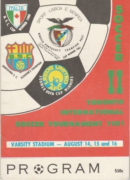 Toronto Cup Tournament  14-16-Aug-1981