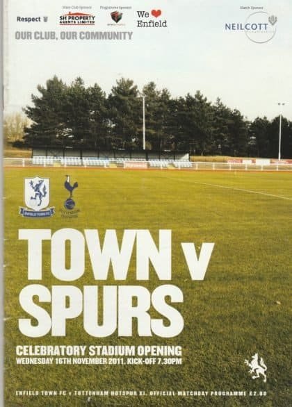 Enfield Town v Tottenham Hotspur 16-Nov-2011