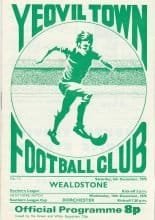 Yeovil Town v Wealdstone  06-Dec-1975