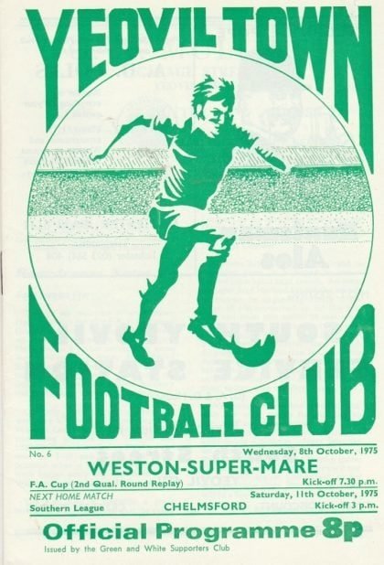 Yeovil Town v Weston-Super-Mare   08-Oct-1975