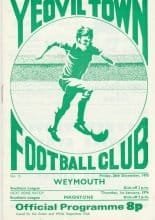 Yeovil Town v Weymouth  26-Dec-1975