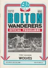 Bolton Wanderers v Wolverhampton Wanderers  03-May-1980