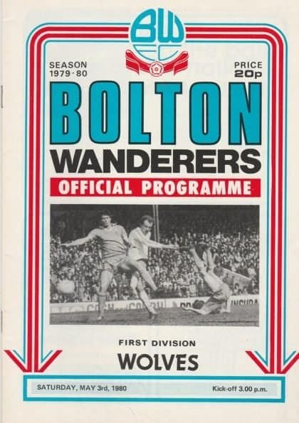 Bolton Wanderers v Wolverhampton Wanderers  03-May-1980