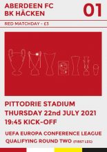 Aberdeen v BK Hacken 22-Jul-2021