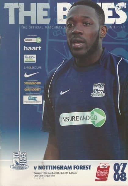 Southend United v Nottingham Forest   11-Mar-2008