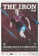 Scunthorpe United v Plymouth Argyle  02-Apr-2018