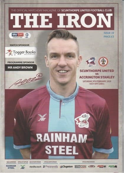 Scunthorpe United v Accrington Stanley  09-Feb-2019