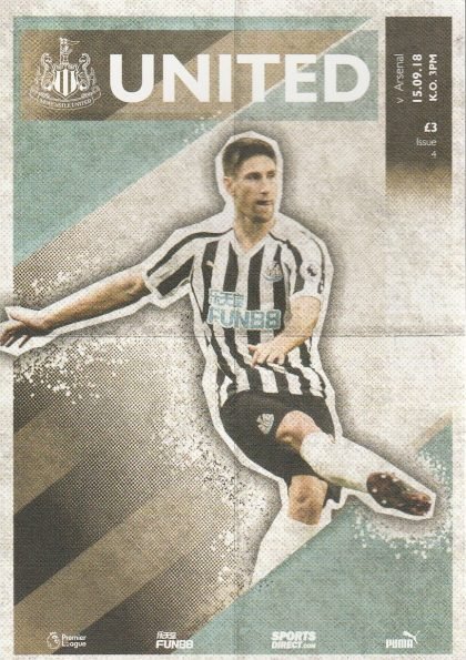 Newcastle United v Arsenal 15-Sep-2018