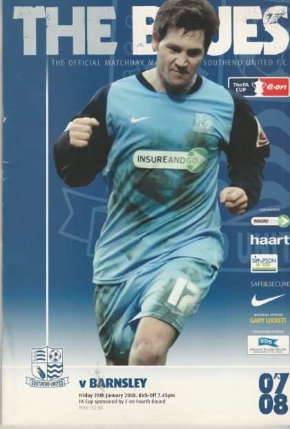 Southend United v Barnsley   25-Jan-2008