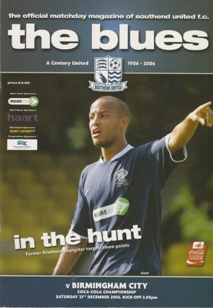 Southend United v Birmingham City 23-Dec-2006