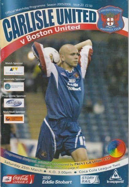 Carlisle United v Boston United  25-Mar-2006