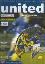 Carlisle United v Boston United 03-Jan-2004