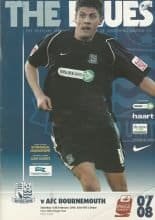 Southend United v AFC Bournemouth   16-Feb-2008