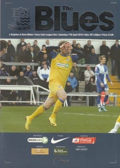 Southend United v Brighton & Hove Albion   17-Apr-2010