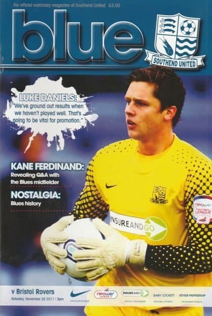 Southend United v Bristol Rovers  26-Nov-2011