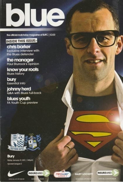 Southend United v Bury 21-Jan-2011
