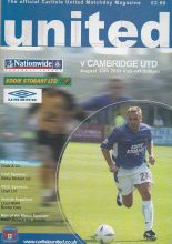 Carlisle United v Cambridge United 30-Aug-2003