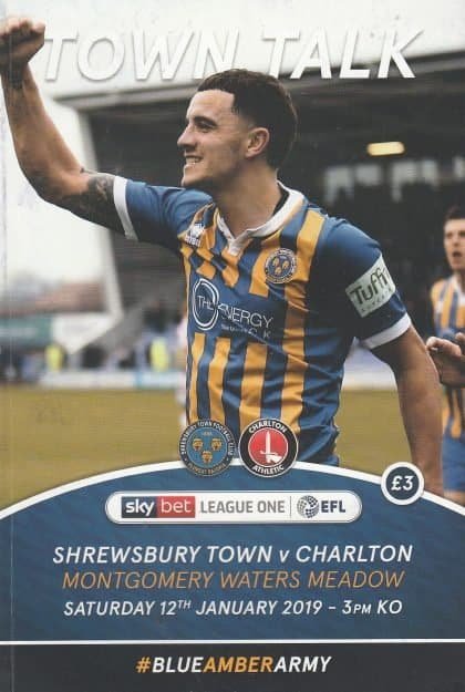 Shrewsbury Town v Charlton Athletic 12-Jan-2019