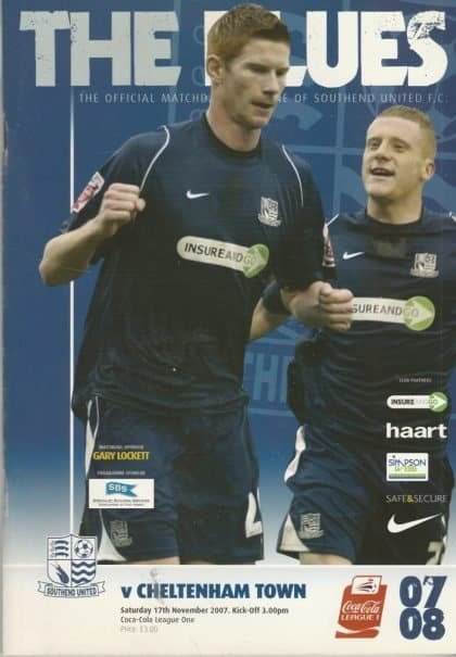 Southend United v Cheltenham Town   17-Nov-2007