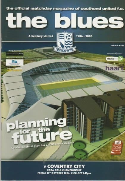Southend United v Coventry City 13-Oct-2006