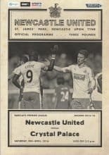 Newcastle United v Crystal Palace  30-Apr-2016